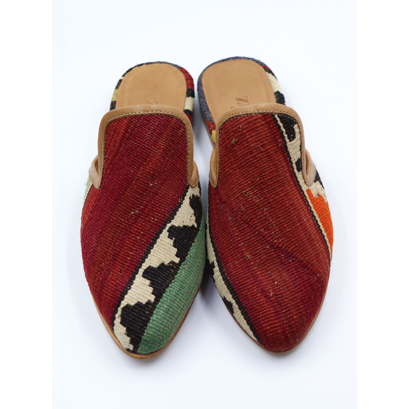 #3801 Handmade Kilim Mule - Size 38