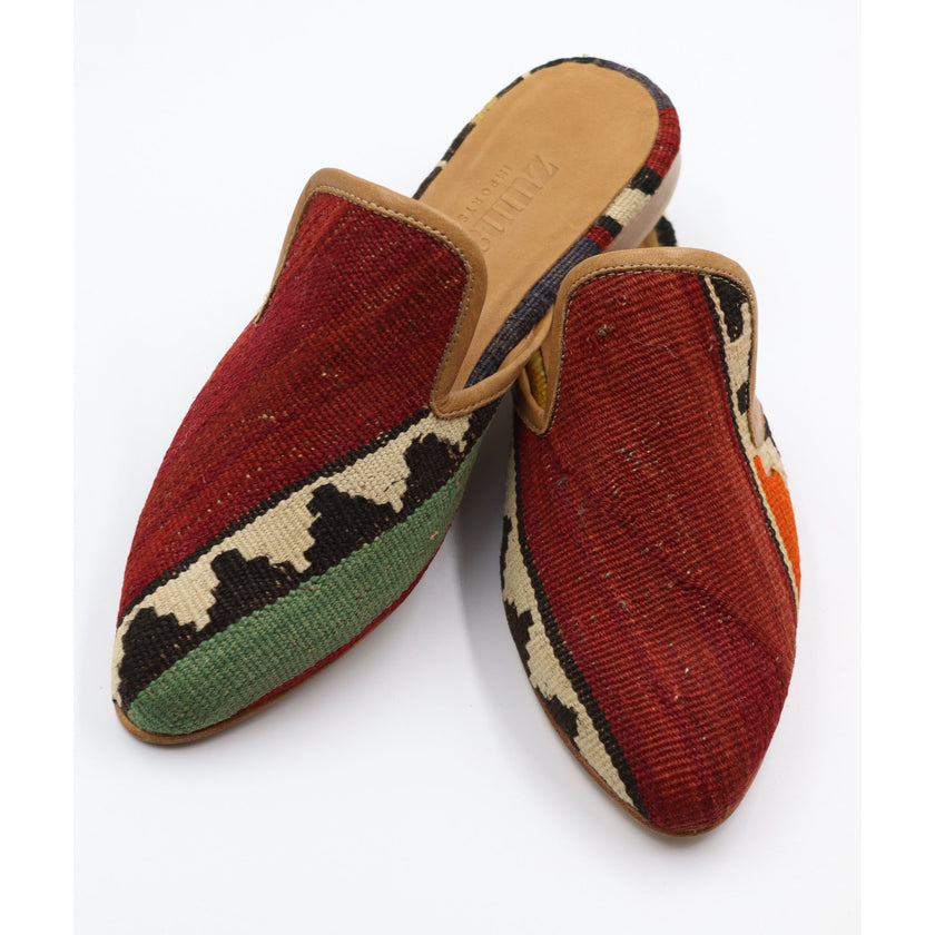 #3801 Handmade Kilim Mule - Size 38