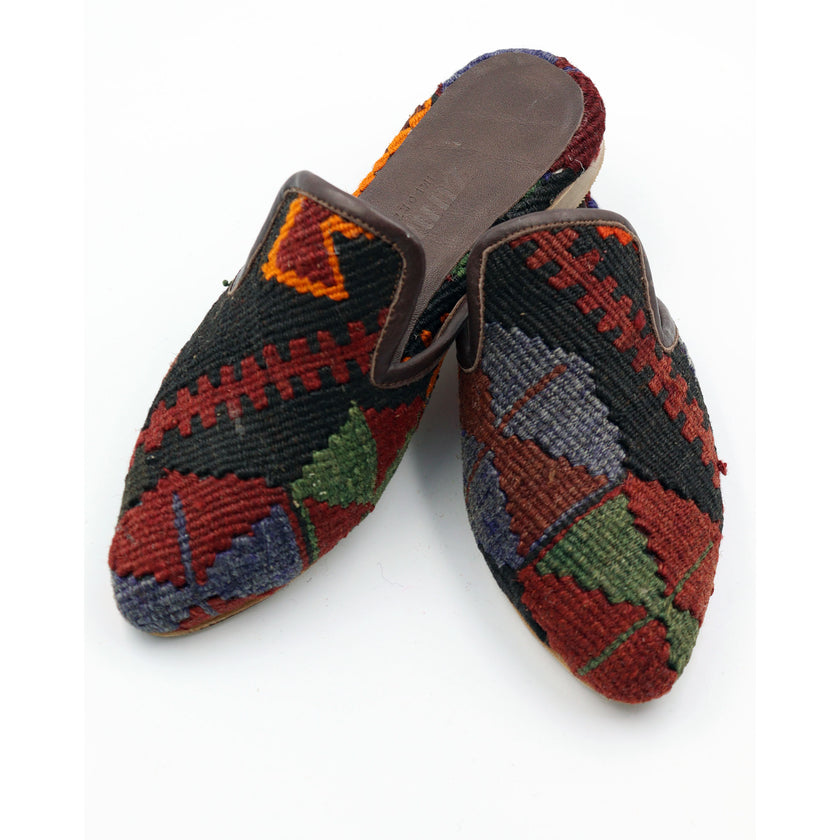 #3820 Handmade Kilim Mule - Size 38