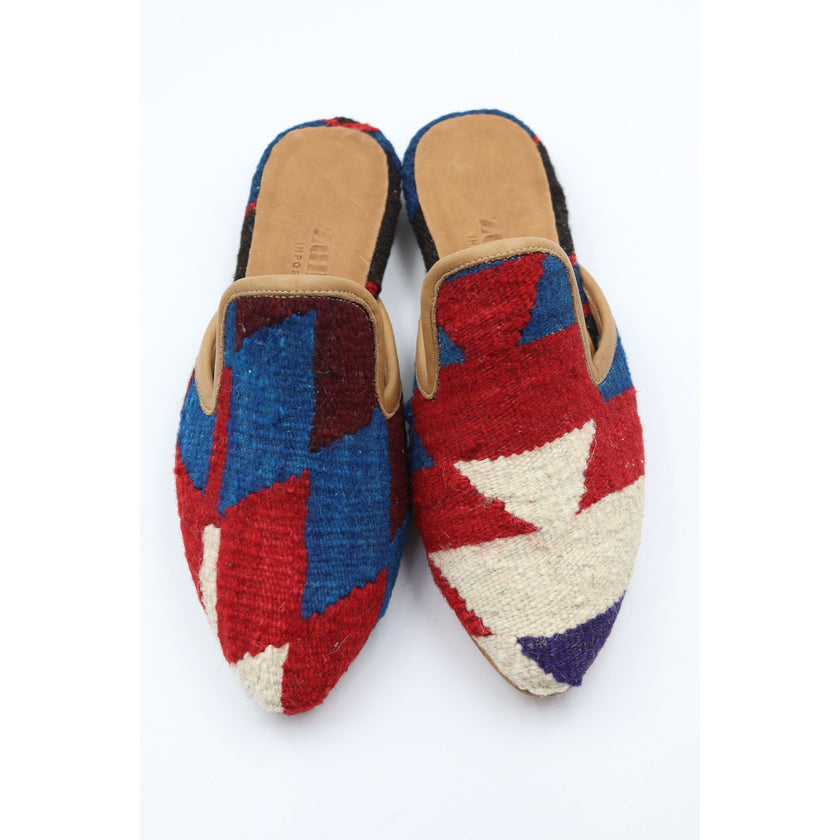 #3918 Handmade Kilim Mule - Size 39