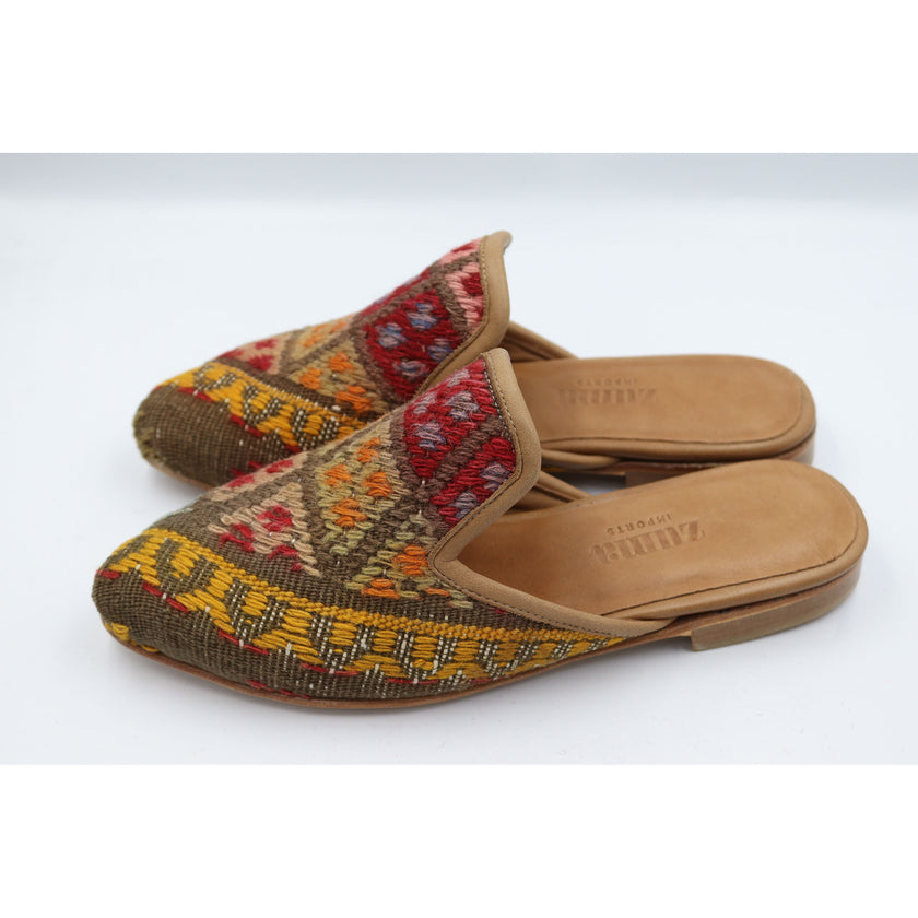 #3923 Handmade Kilim Mule - Size 39