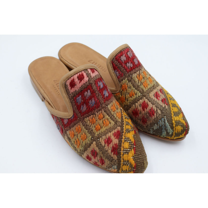 #3923 Handmade Kilim Mule - Size 39