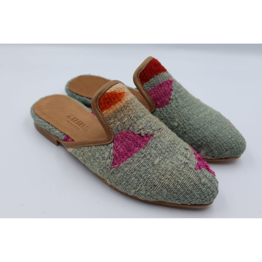 #4013 Handmade Kilim Mule - Size 40