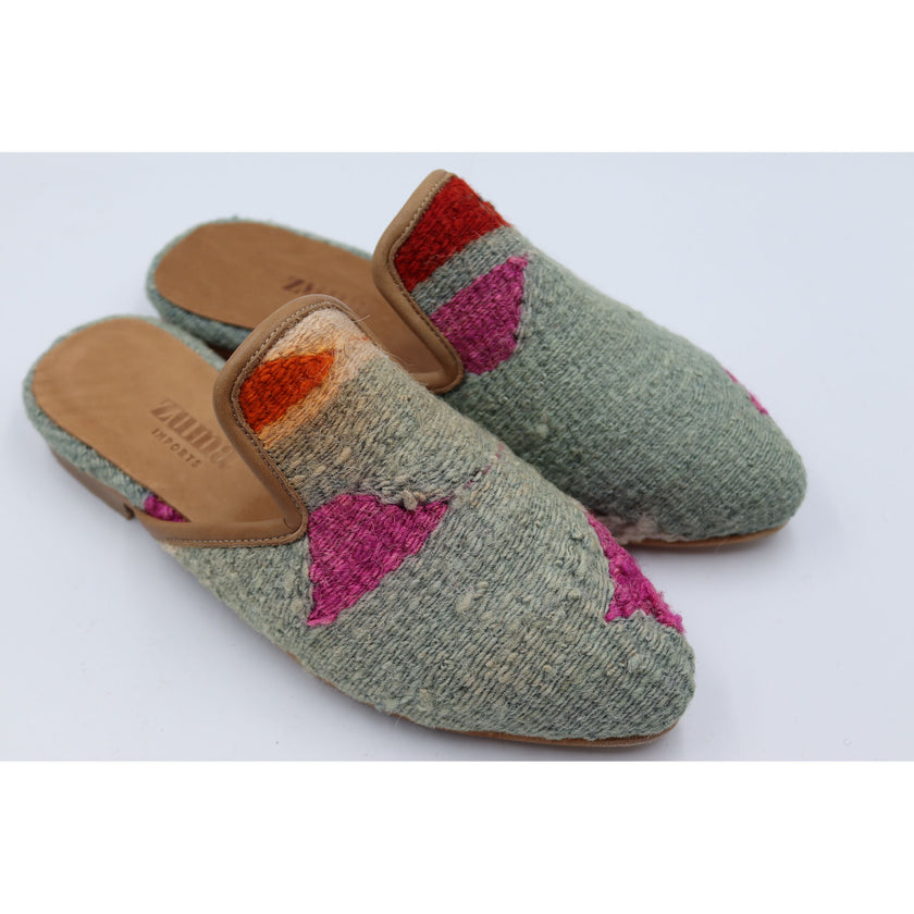 #4013 Handmade Kilim Mule - Size 40